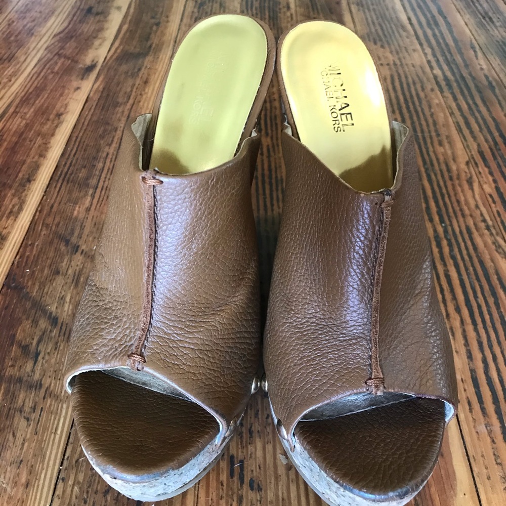 Michael Kors studded wedges